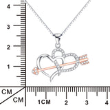 Cupid's Arrow and Heart Pendant Necklace - Seven Season