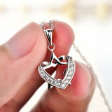 Star in Heart Pendant Necklace