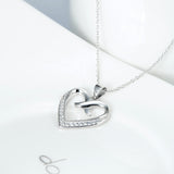 Enchant Heart with a Tender Kiss Pendant Necklace - Seven Season