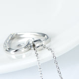 Enchant Heart with a Tender Kiss Pendant Necklace - Seven Season