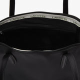 Lacoste Women’s L.12.12 Small Black Tote Bag-Seven Season
