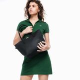 Lacoste Women’s L.12.12 Small Black Tote Bag-Seven Season