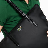 Lacoste Women’s L.12.12 Small Black Tote Bag-Seven Season