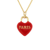 Les Néréides Paris Heart Shaped Lock Necklace-Seven Season