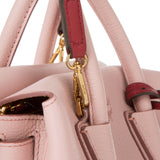 MCM Milla Mini Leather Pink Blush Tote Bag-Seven Season