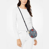 Michael Kors Canteen Embroidered Denim Crossbody Bag-Seven Season