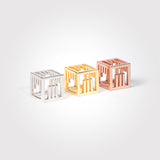 Seven Season Morse Code "I Love U" Cubic 3D-Printed Pendant Necklace