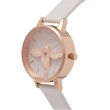 Olivia Burton 3D Bee Blush Dial Blush and Rose Gold Watch-Seven Season