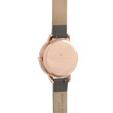 Olivia Burton 3D Bee Marble-Effect Printed Midi Dial Vegan London Grey and Rose Gold Watch-Seven Season