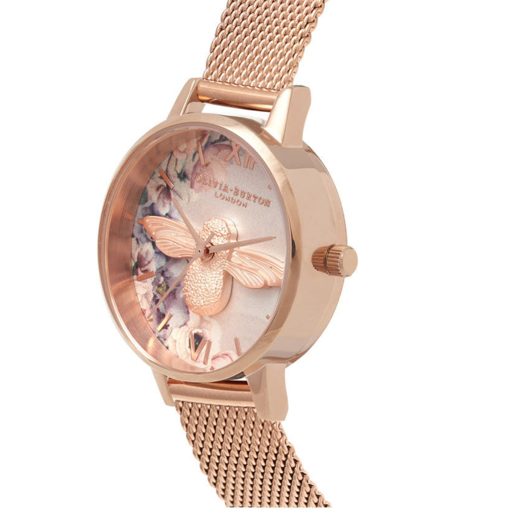 Olivia burton rose gold bee new arrivals