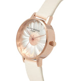 Olivia Burton 3D Daisy Midi Dial Vegan Nude and Rose Gold Watch-Seven Season