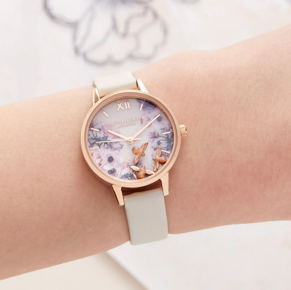 Olivia burton deals busy bee watch