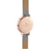 Olivia Burton Snow Globe Winter Bunny Midi Dial Grey and Rose Gold Watch-Seven Season