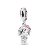 Pandora Chinese Flower Girl Charm-Seven Season