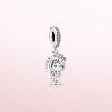 Pandora Chinese Flower Girl Charm-Seven Season