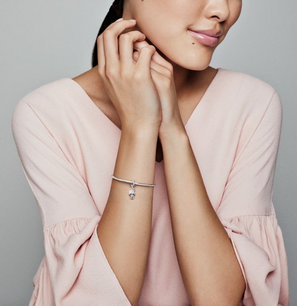 Pandora flower girl charm deals
