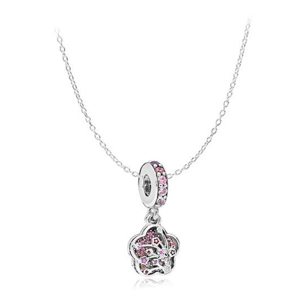 Pandora peach discount blossom necklace