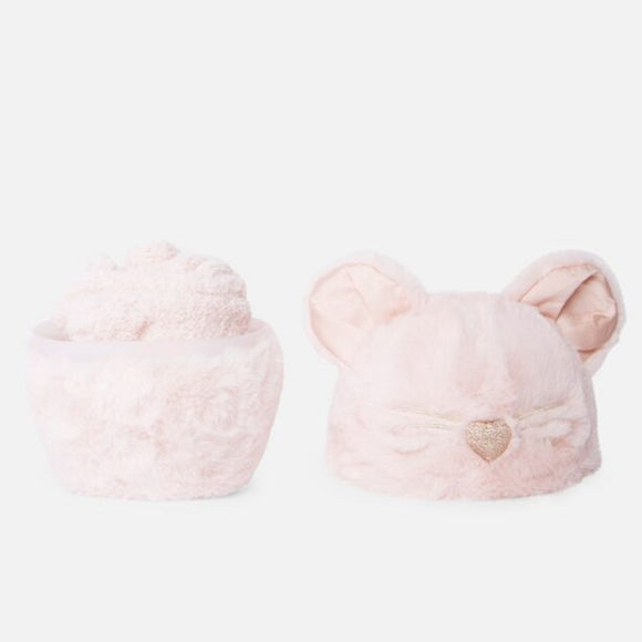 Pink Mouse Sock Box