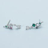 Samantha Thavasa Harry Potter Slytherin Serpent Drop Earrings-Seven Season