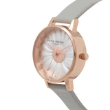 Seven Season 3D Daisy Midi Dial Grey and Rose Gold Watch