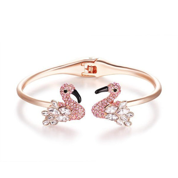 Bird s The Word Cuff Flamingo Bracelet