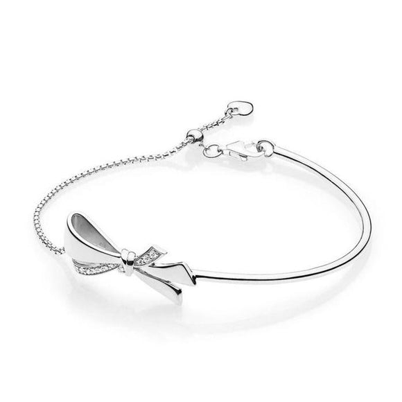 Pandora brilliant bow earrings store