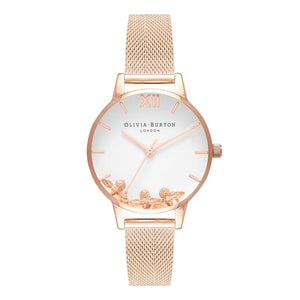 Busy Bees Midi Dial Rose Gold Mesh Watch Seven Season