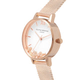 Seven Season Busy Bees Midi Dial Rose Gold Mesh Watch