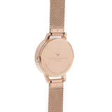 Seven Season Busy Bees Midi Dial Rose Gold Mesh Watch