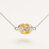 Seven Season Cocoon Rebirth Silver Pendant Necklace
