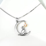 Seven Season Cutie Cat Clever Cat with Star Pendant Necklace