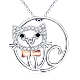 Seven Season Cutie Cat Frisky Cat Pendant Necklace