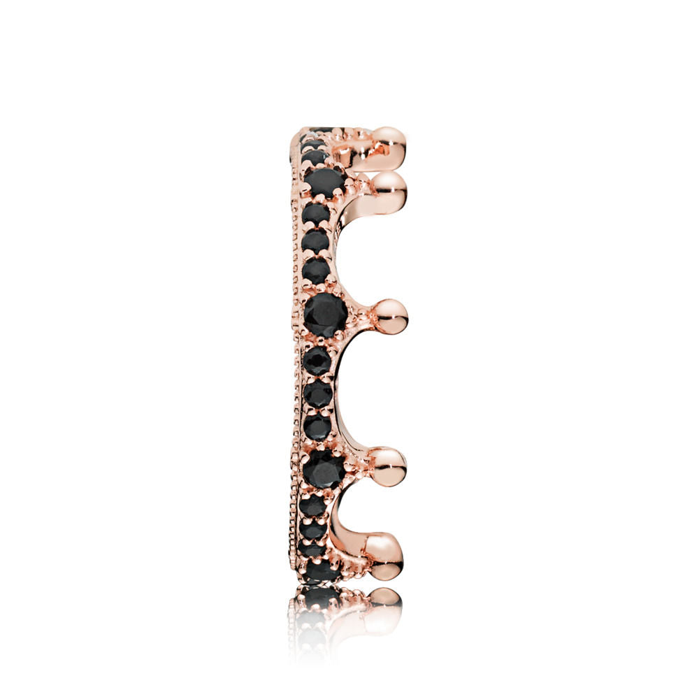 Pandora enchanted crown ring gold top