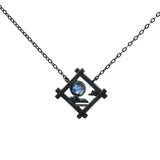 Seven Season Endless Night Silver Pendant Necklace