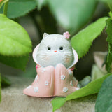 Seven Season Forbidden City Royal Cat Ming Dynasty Princess Cat Miniature Figurine