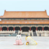 Seven Season Forbidden City Royal Cat Ming Dynasty Princess Cat Miniature Figurine