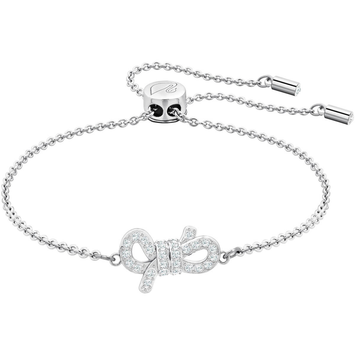 Lifelong Bow White Rhodium Plating Chain Bracelet Seven Season
