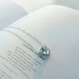 Seven Season Mermaid Tears Silver Pendant Necklace