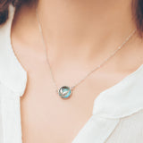 Seven Season Mermaid Tears Silver Pendant Necklace