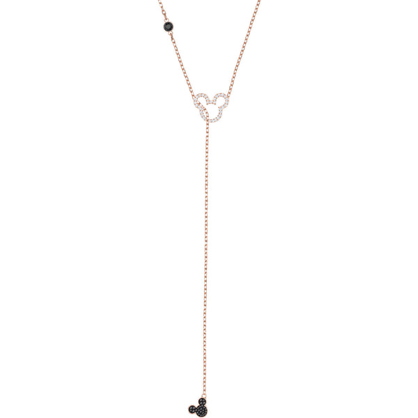 Rose gold mickey mouse necklace clearance