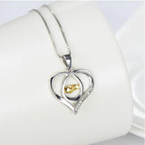 Seven Season Mom’s Love Mom and Baby Holding Hand Pendant Necklace