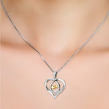 Seven Season Mom’s Love Mom and Baby Holding Hand Pendant Necklace