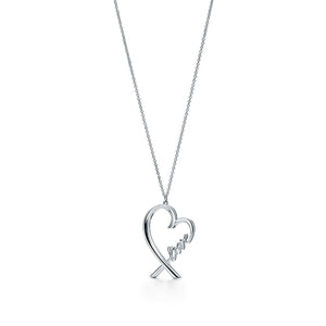 Tiffany loving heart pendant clearance