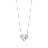 Seven Season Olive Leaf Heart Pendant Necklace