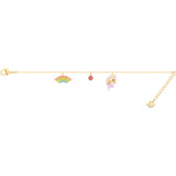 Seven Season Out of this World Unicorn Multi-Colored Gold Plating Bracelet Swarovski