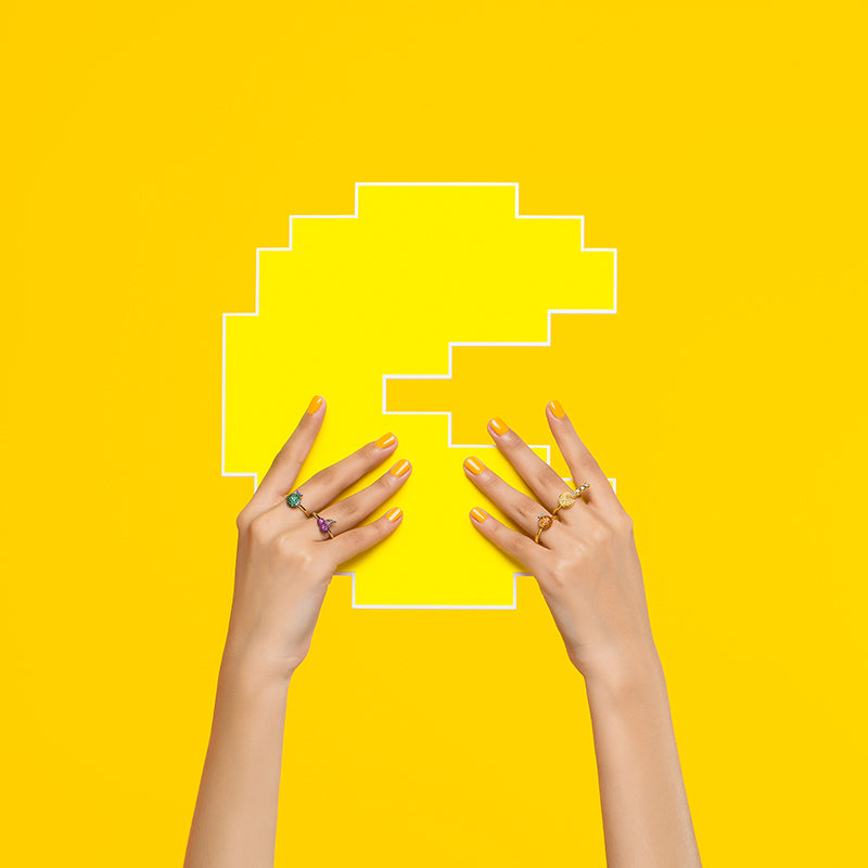 PacMan Eating Pellets Ring - Seven Season