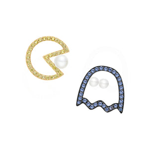 Seven Season PacMan Inky Pixel Ear Studs