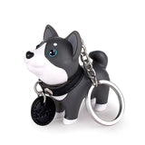 Seven Season Pet Me Doggie Hutti Husky Key Chain Semk