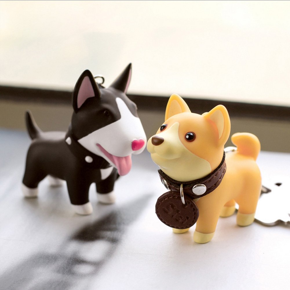 Pet Me Doggie Torri Bull Terrier Key Chain