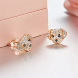 Seven Season Puppy Wang Wang Petite Golden Retriever Bella Stud Earrings